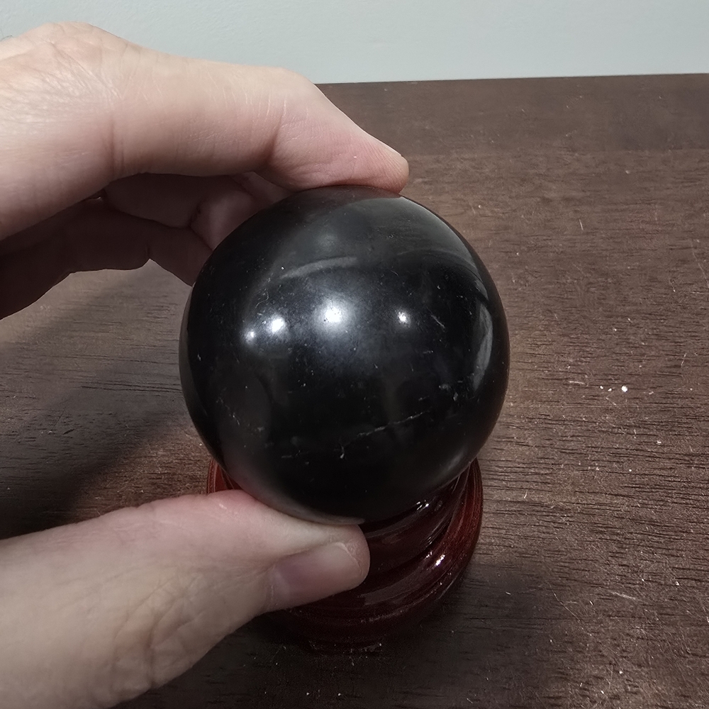 Shunghite Crystal Sphere 50 mm